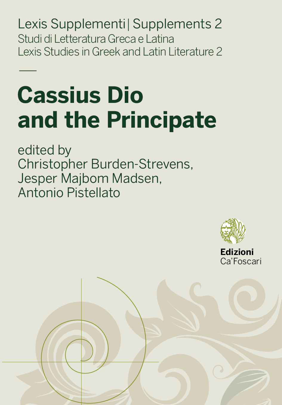 Cassius Dio and the Principate - cover image